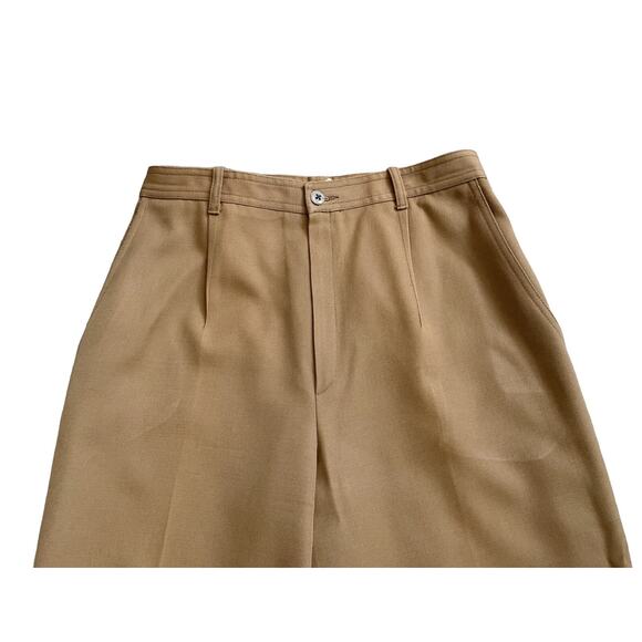ALEXANDERS Griff Styl Womens Size US 10 Vintage Tan High Rise Wool Dress Pants - Picture 3 of 11